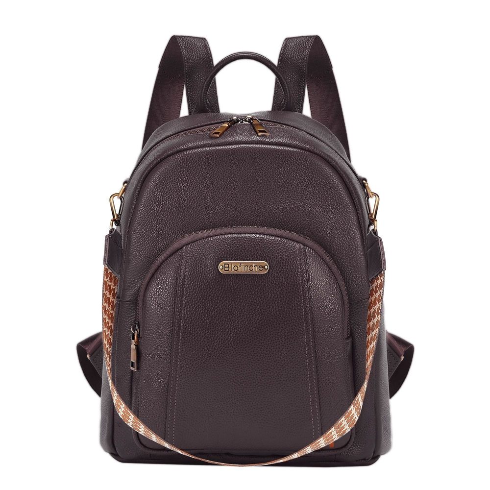 Leather Backpack Purse for Women with Shoulder Strap Medium🐣